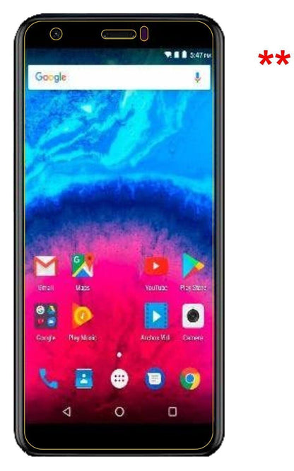 Blickschutzfolie für Archos Core 55S matt Schutzfo (5)