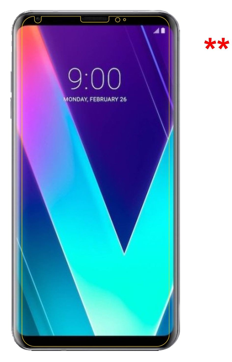 2x 9H Schutzfolie für LG V30S ThinQ Panzerfolie (9)