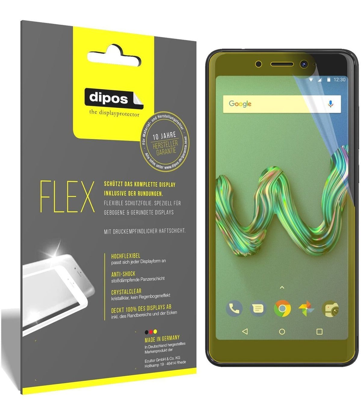 2x 3D Full Cover Schutzfolie für Wiko Tommy 3 (2)