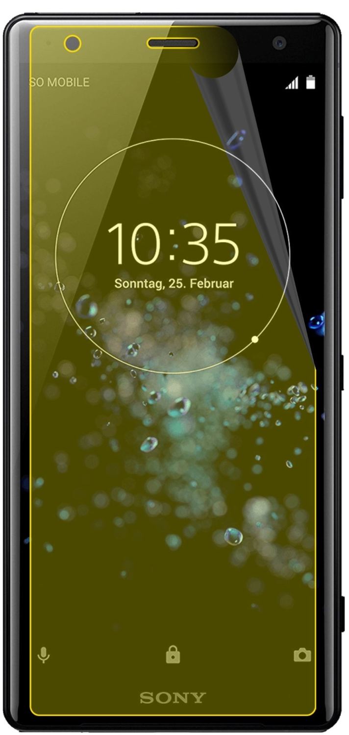 3x 3D Full Cover Schutzfolie für Sony Xperia XZ2 (3)