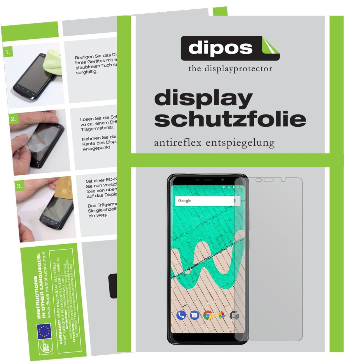 2x Schutzfolie matt für Wiko View Max Display-Schu (1)