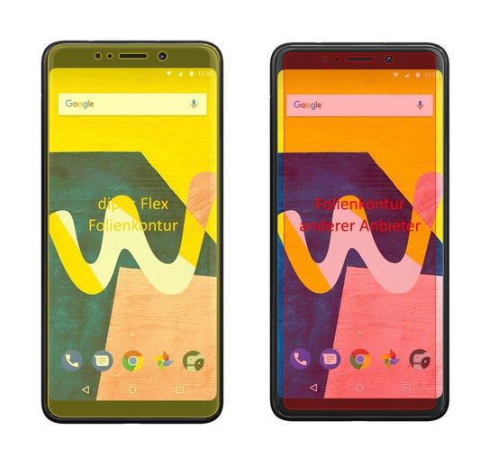 2x 3D Full Cover Schutzfolie für Wiko View Lite (1)