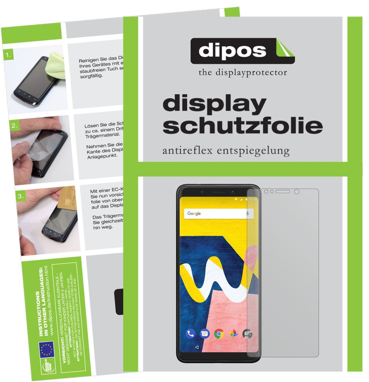 2x Schutzfolie matt für Wiko View Lite Display-Sch (1)