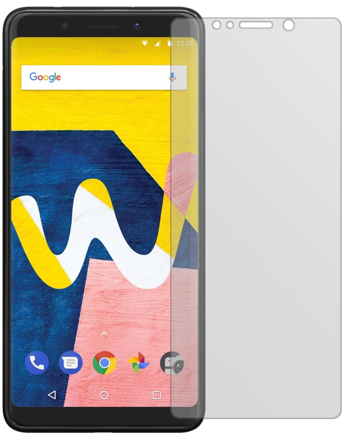2x Schutzfolie matt für Wiko View Lite Display-Sch (2)