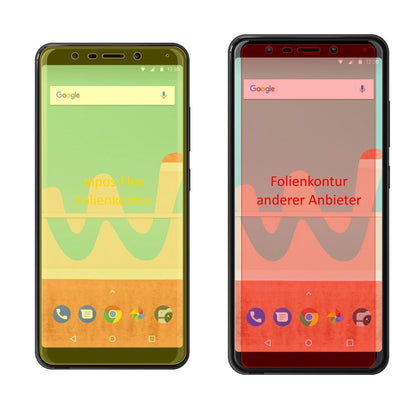 3x 3D Full Cover Schutzfolie für Wiko View Go (2)