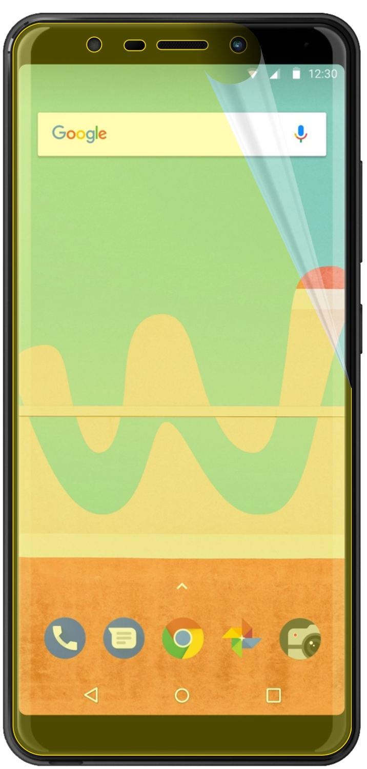 3x 3D Full Cover Schutzfolie für Wiko View Go (3)