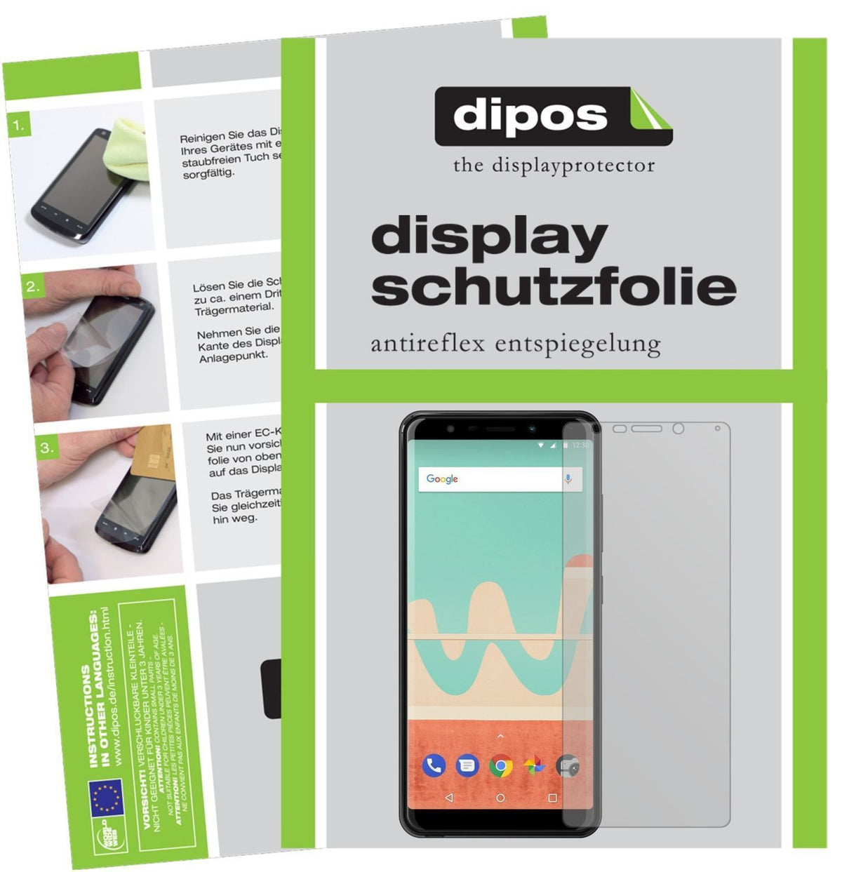 6x Schutzfolie matt für Wiko View Go Display-Schut (1)