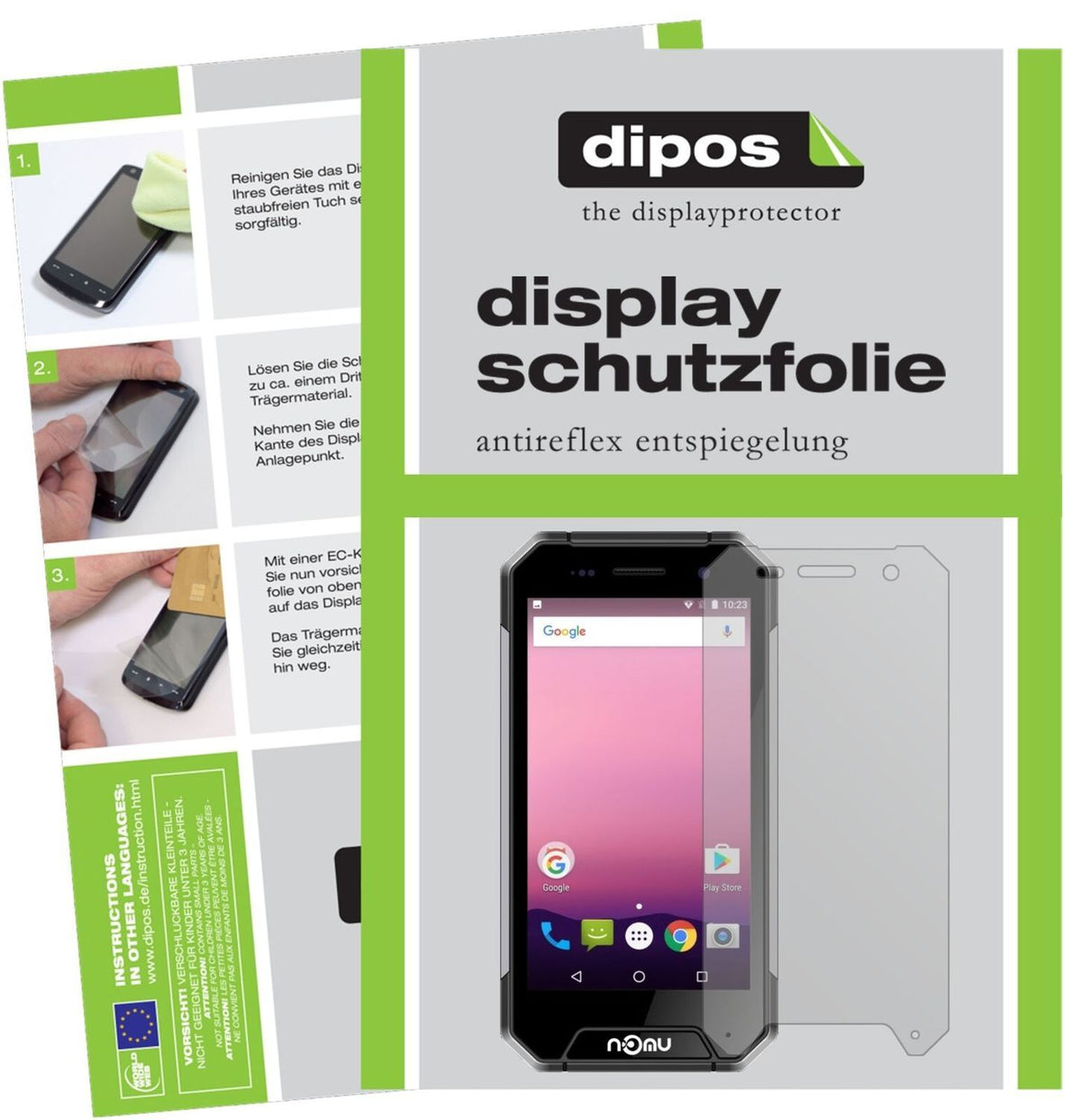5x Schutzfolie matt für Nomu S30 Mini Display-Schu (2)