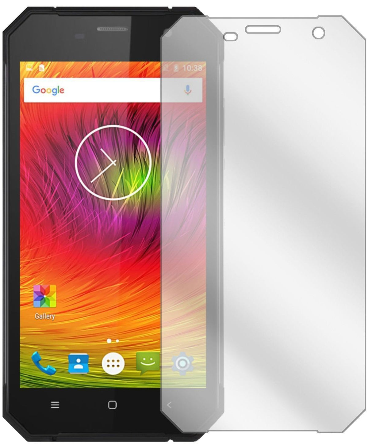 2x Schutzfolie klar für Nomu M6 Display-Schutzfoli (2)