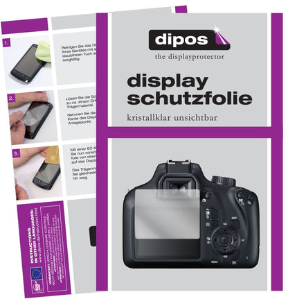 5x Schutzfolie klar für Canon EOS 2000D Display-Sc (2)