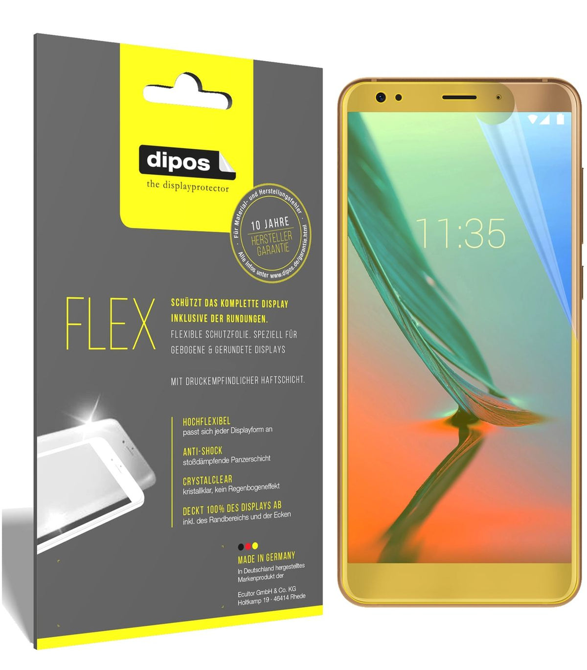 3x 3D Full Cover Schutzfolie für ZTE Blade V9 (1)