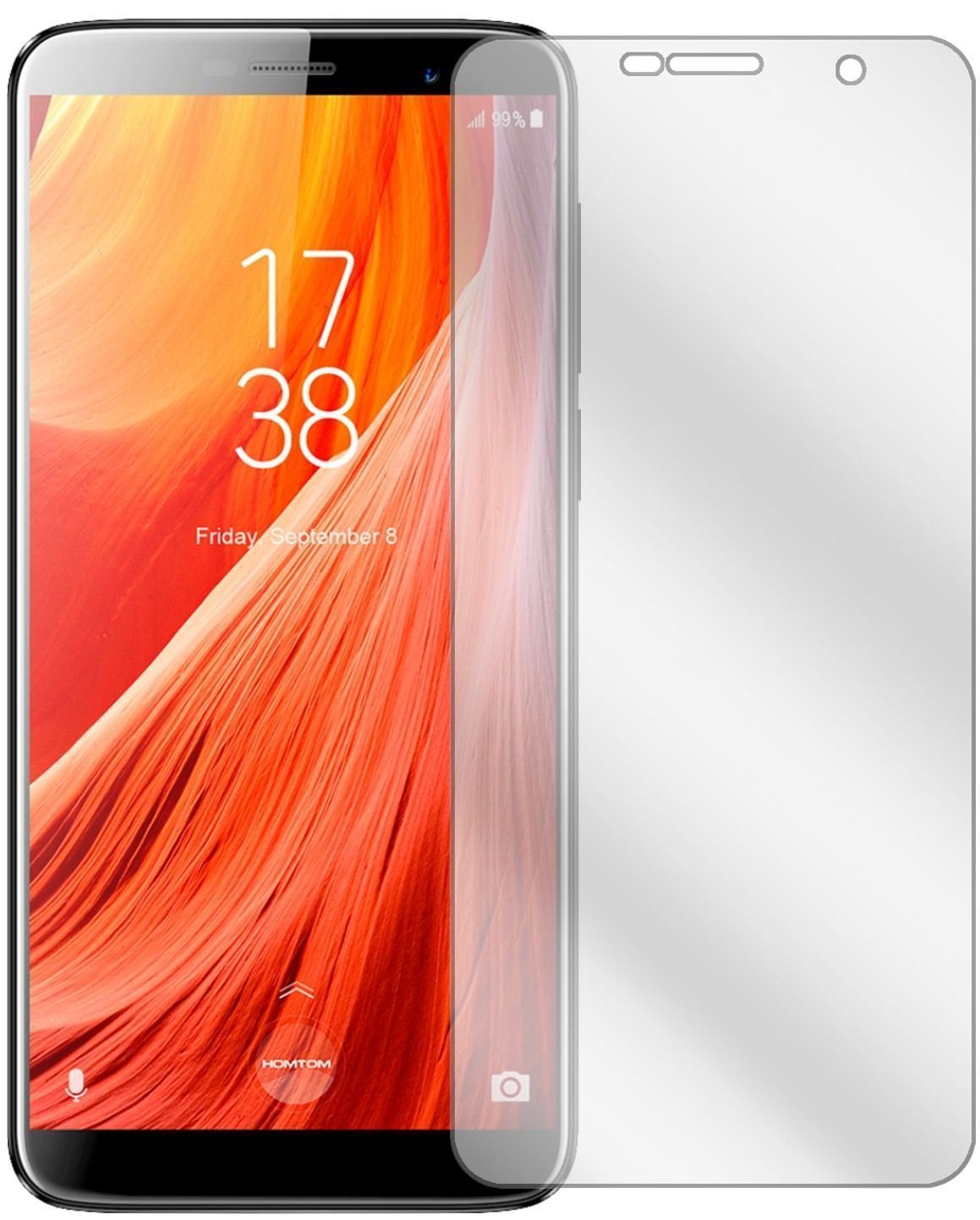 6x Schutzfolie klar für HOMTOM S7 Display-Schutzfo (2)