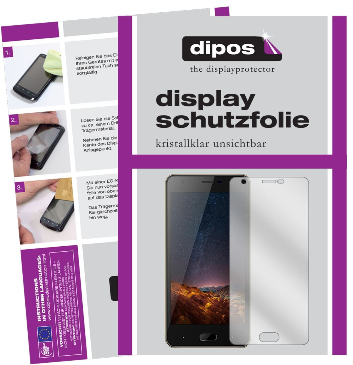 6x Schutzfolie klar für Doogee X20L Display-Schutz (1)