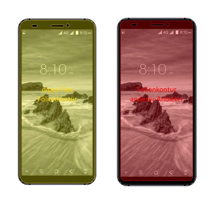 3x 3D Full Cover Schutzfolie für Blackview S6 (2)