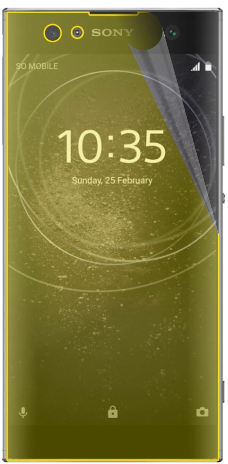 2x 3D Full Cover Schutzfolie für Sony Xperia XA2 U (3)