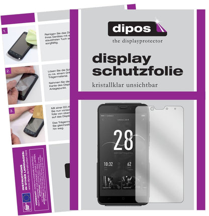5x Schutzfolie klar für Elephone Fighter Display-S (2)