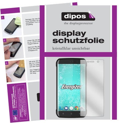 6x Schutzfolie klar für Energizer Hard Case H550S  (1)