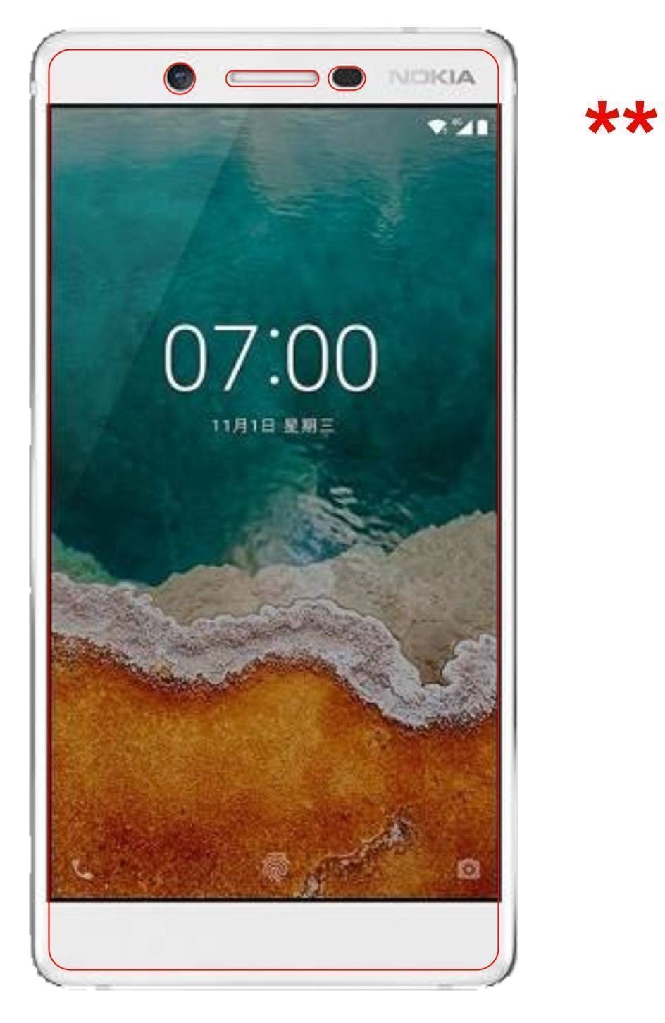 2x 9H Schutzfolie matt für Nokia 7 Panzerfolie (9)