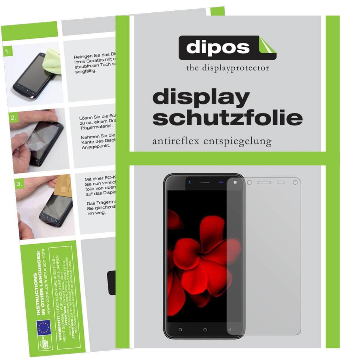 2x Schutzfolie matt für Karbonn Titanium Frames S7 (1)