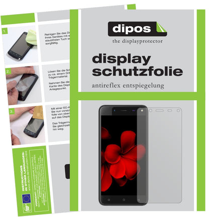 2x Schutzfolie matt für Karbonn Titanium Frames S7 (1)