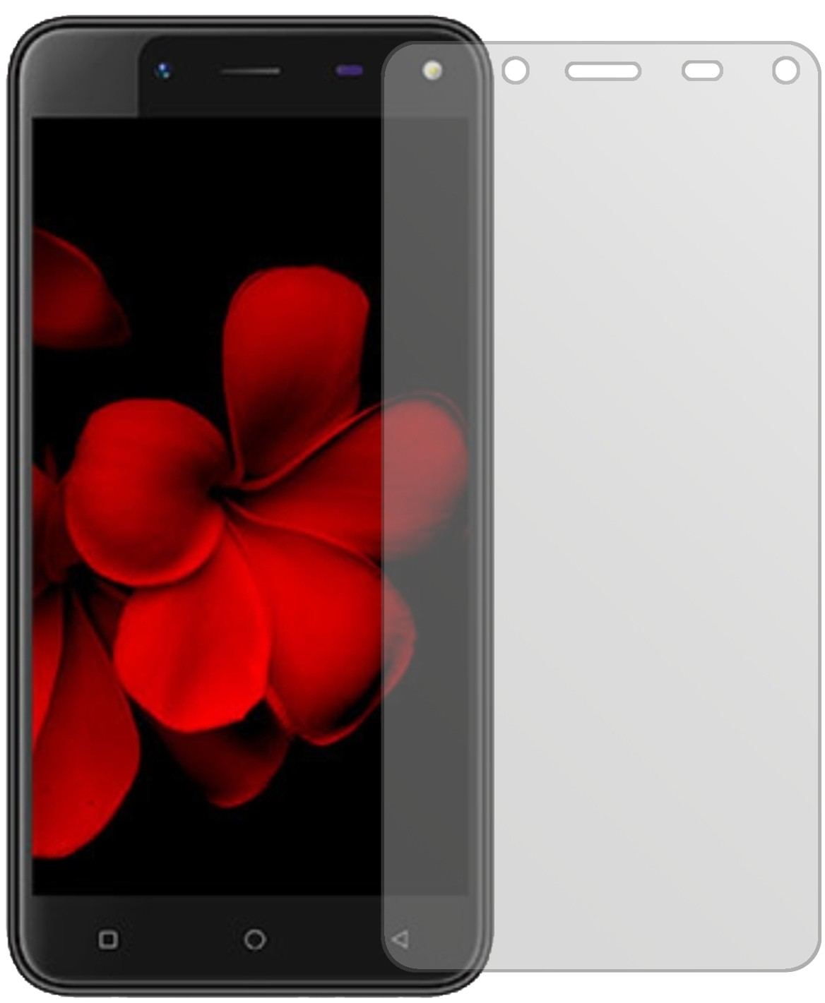 2x Schutzfolie matt für Karbonn Titanium Frames S7 (2)