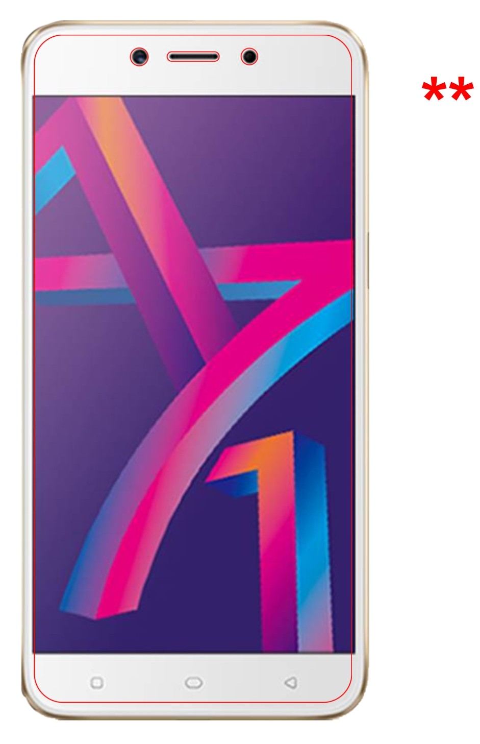 6x Schutzfolie klar für Oppo A71 2018 Display-Schu (5)