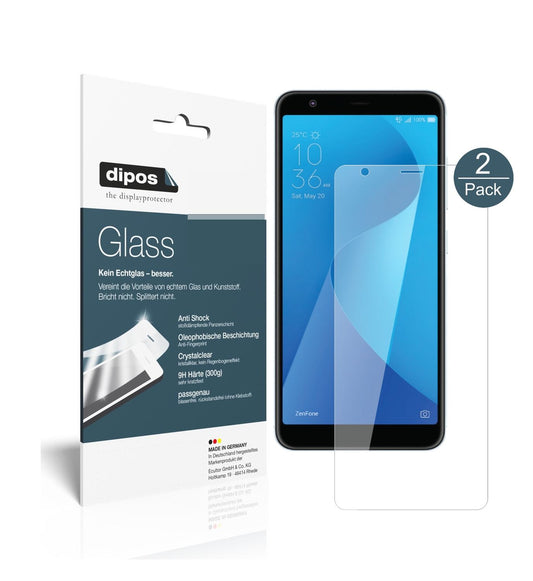 2x 9H Schutzfolie für Asus ZenFone Max Plus M1 (ZB (1)