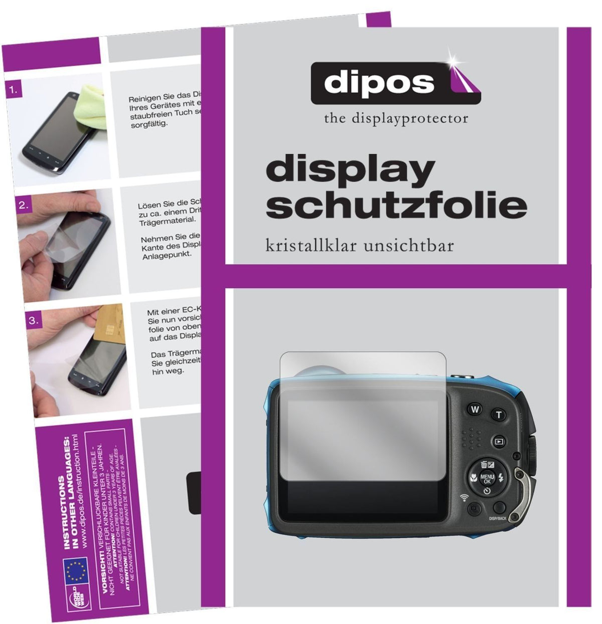6x Schutzfolie klar für Fujifilm FinePix XP130 Dis (1)