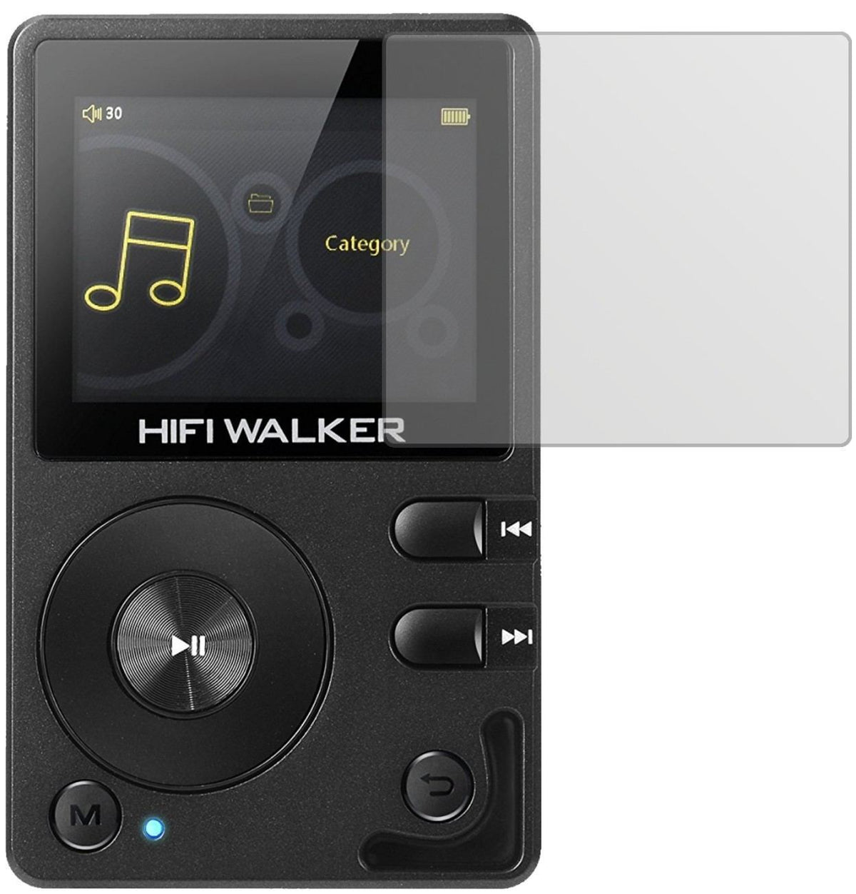 6x Schutzfolie matt für HIFI WALKER H2 MP3-Player  (2)