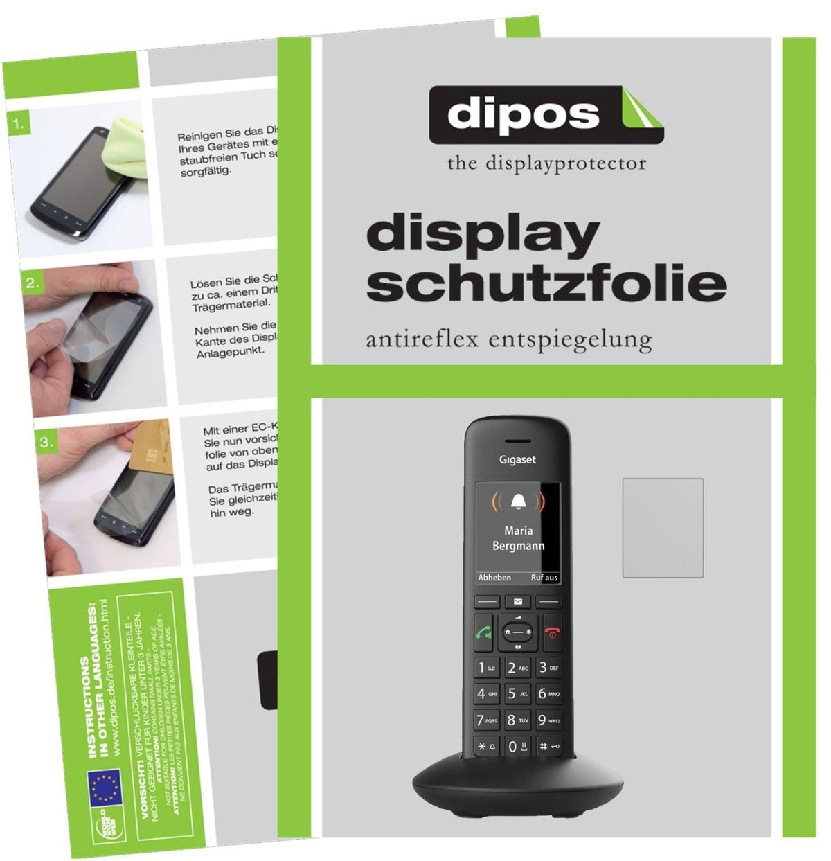 6x Schutzfolie matt für Gigaset C570A Display-Schu (1)