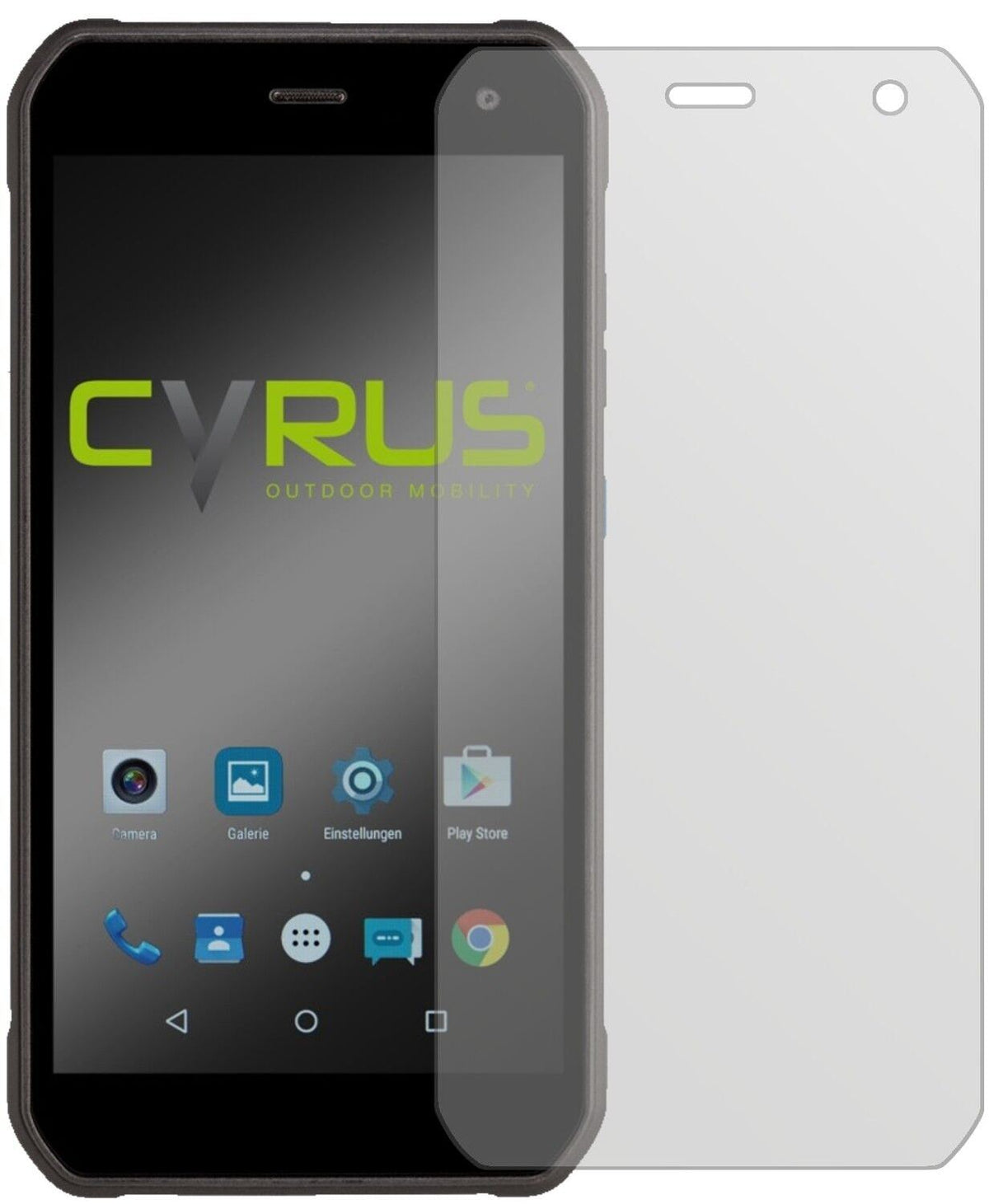 5x Schutzfolie matt für Cyrus CS40 Display-Schutzf (1)