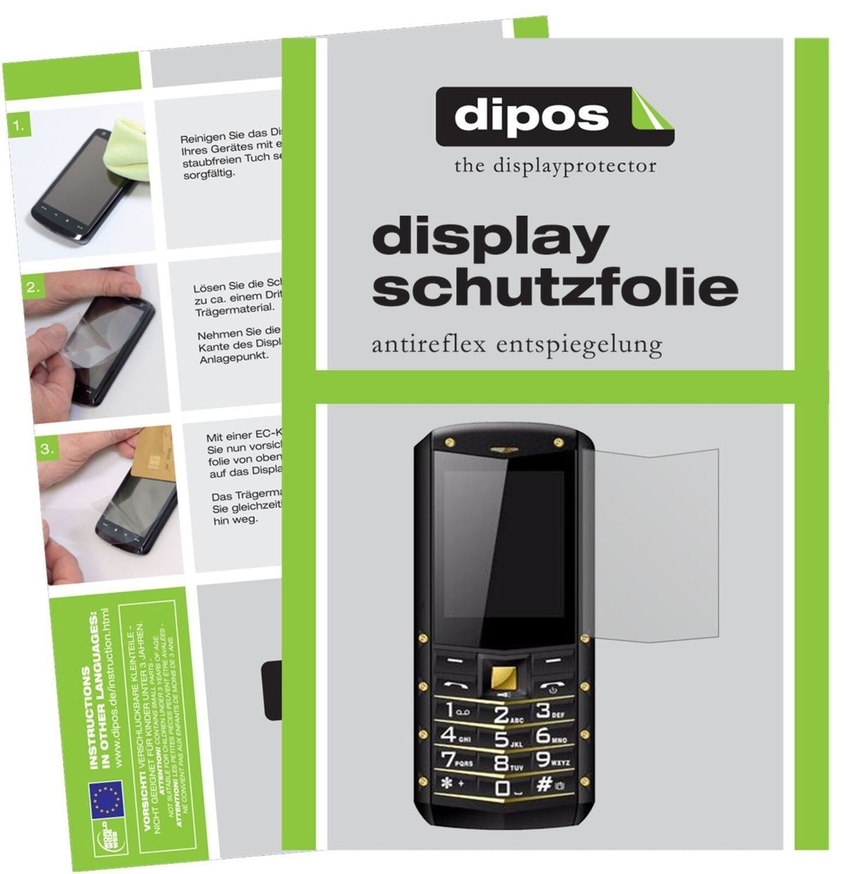 1x Schutzfolie matt für AGM M2 Display-Schutzfolie (2)