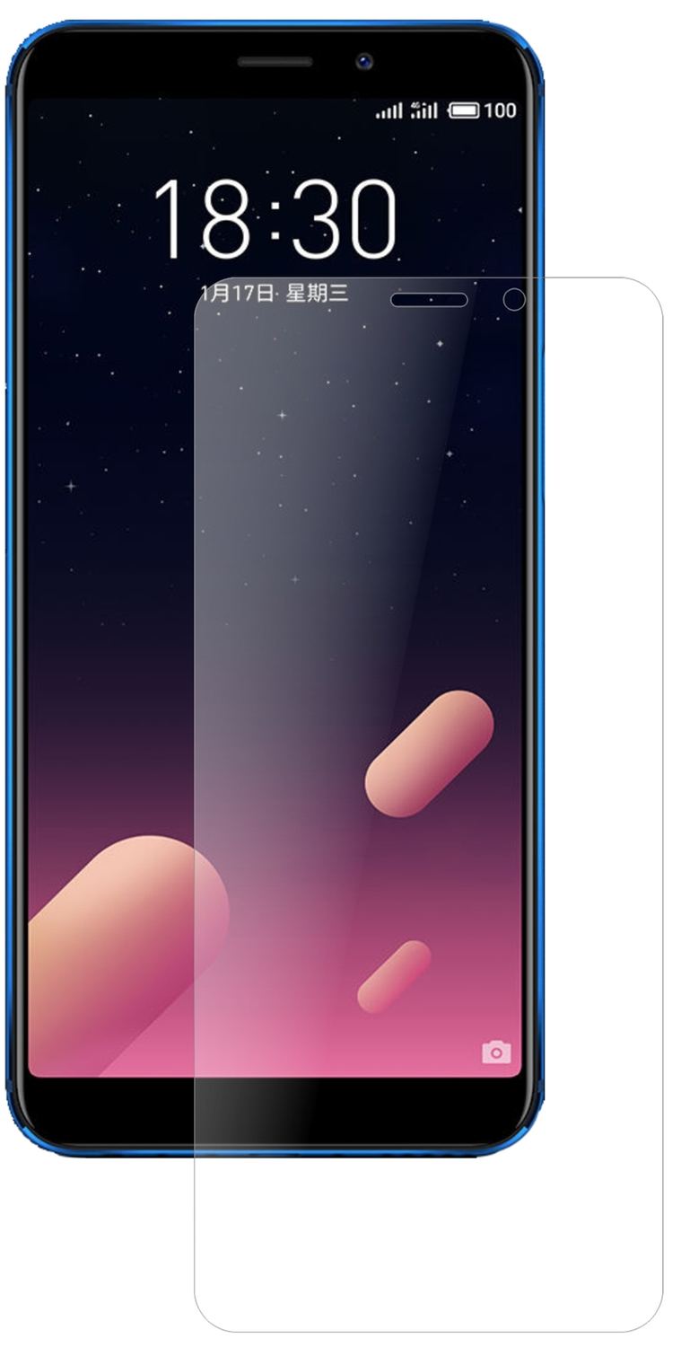 2x 9H Schutzfolie matt für Meizu M6S Panzerfolie (2)