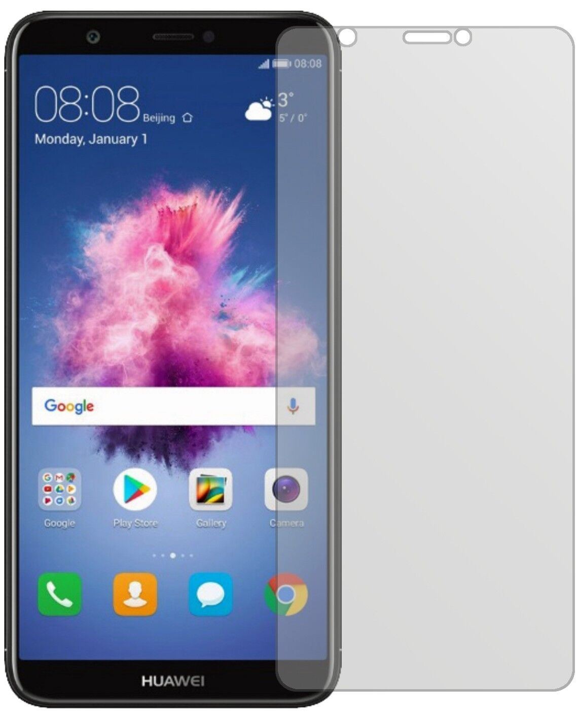 1x Schutzfolie matt für Huawei P smart Display-Sch (1)