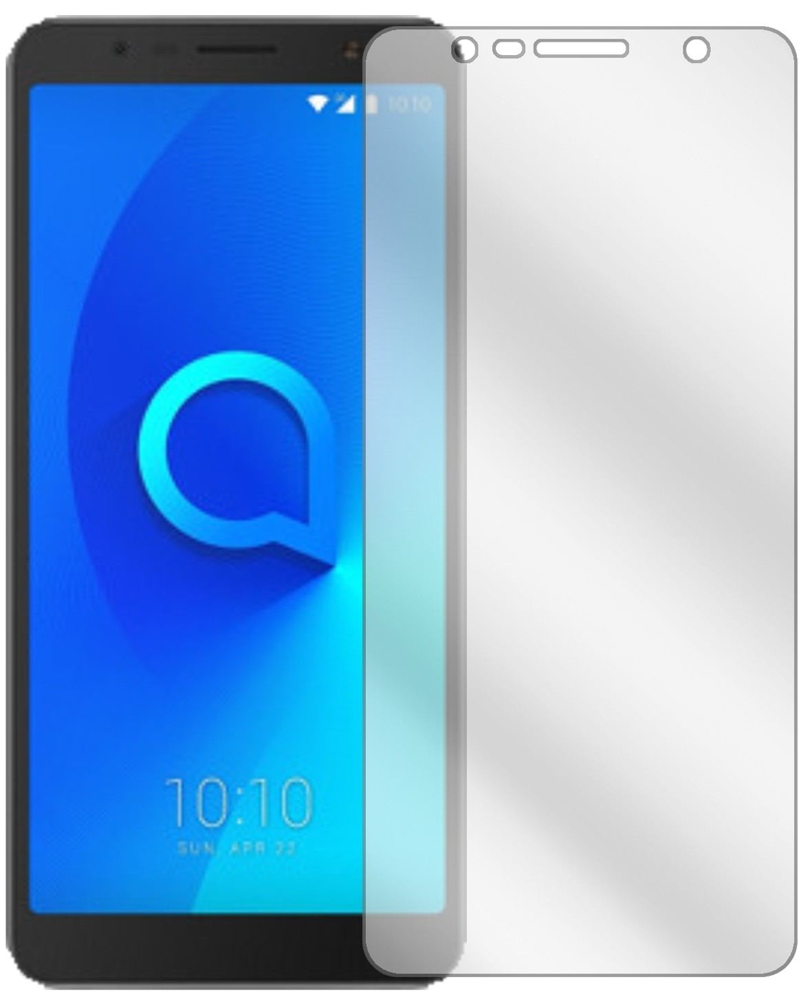 6x Schutzfolie klar für Alcatel 3C Display-Schutzf (2)