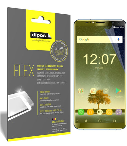 3x 3D Full Cover Schutzfolie für Oukitel K6 (1)