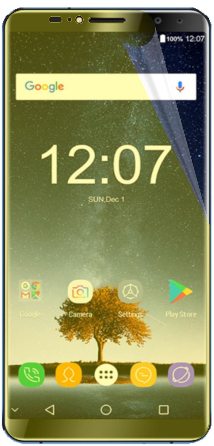 3x 3D Full Cover Schutzfolie für Oukitel K6 (3)