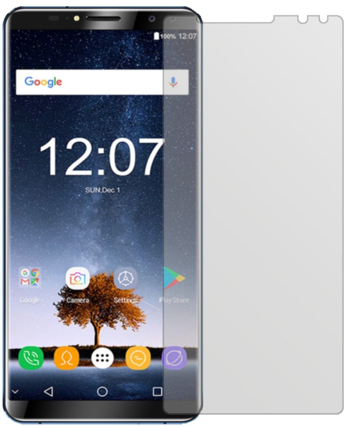 2x Schutzfolie matt für Oukitel K6 Display-Schutzf (2)