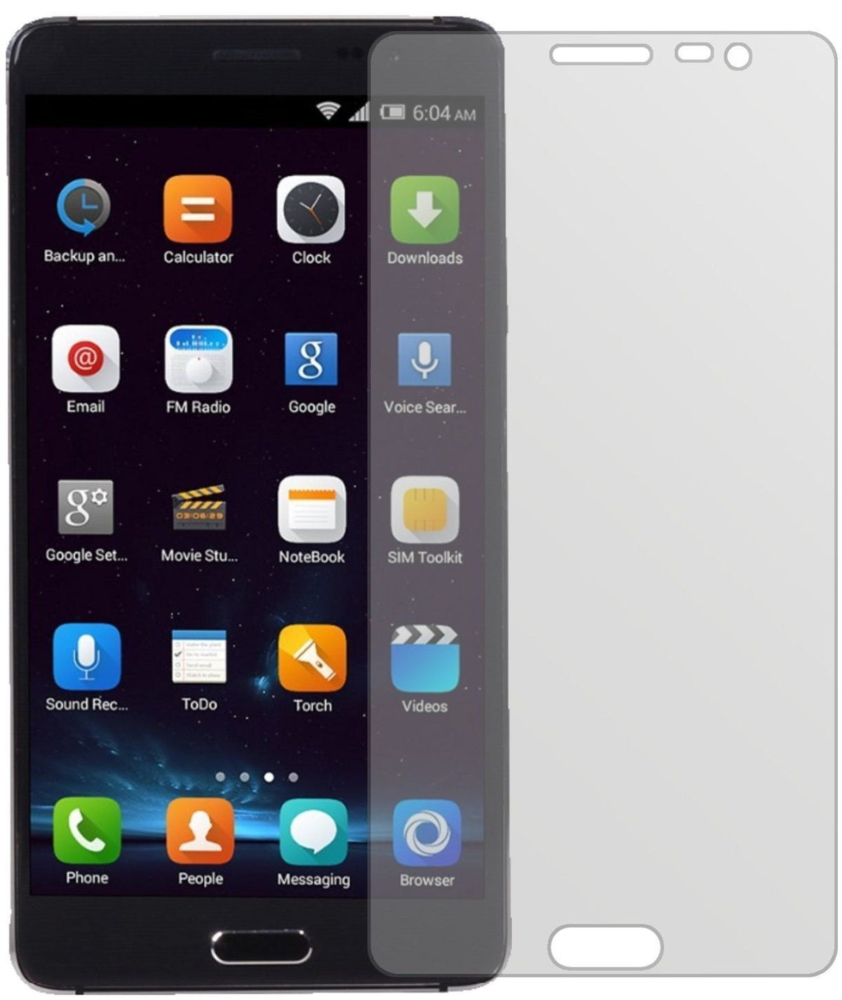 6x Schutzfolie matt für Elephone P8 Pro Display-Sc (2)