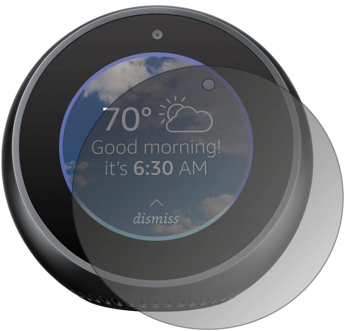 Blickschutzfolie für Amazon Echo Spot matt Schutzf (1)