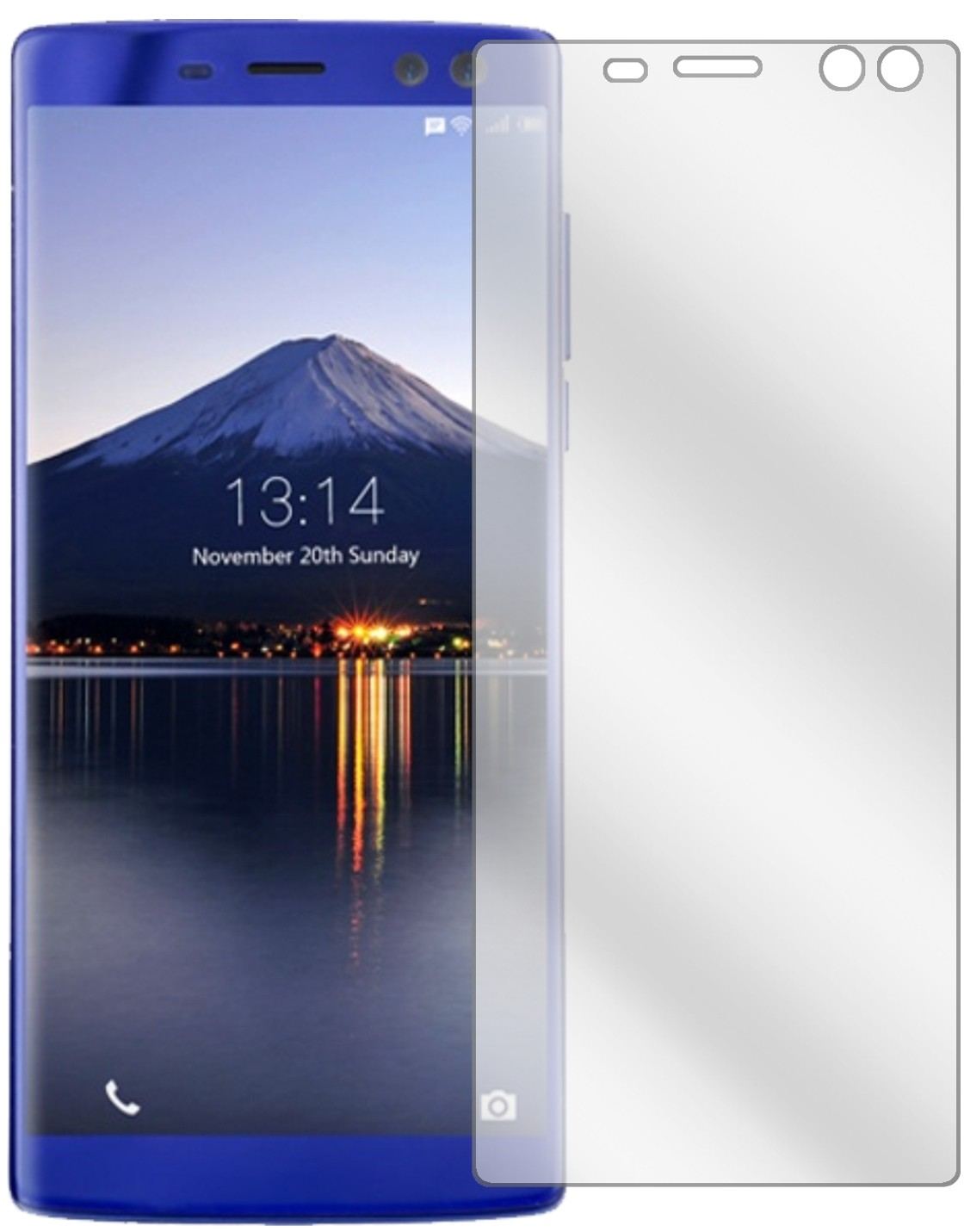6x Schutzfolie klar für Doogee BL12000 Display-Sch (2)