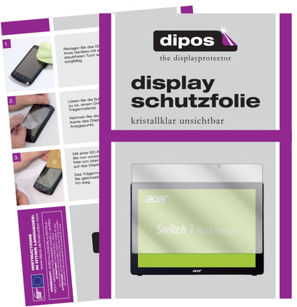 2x Schutzfolie klar für Acer Switch 7 Display-Schu (1)