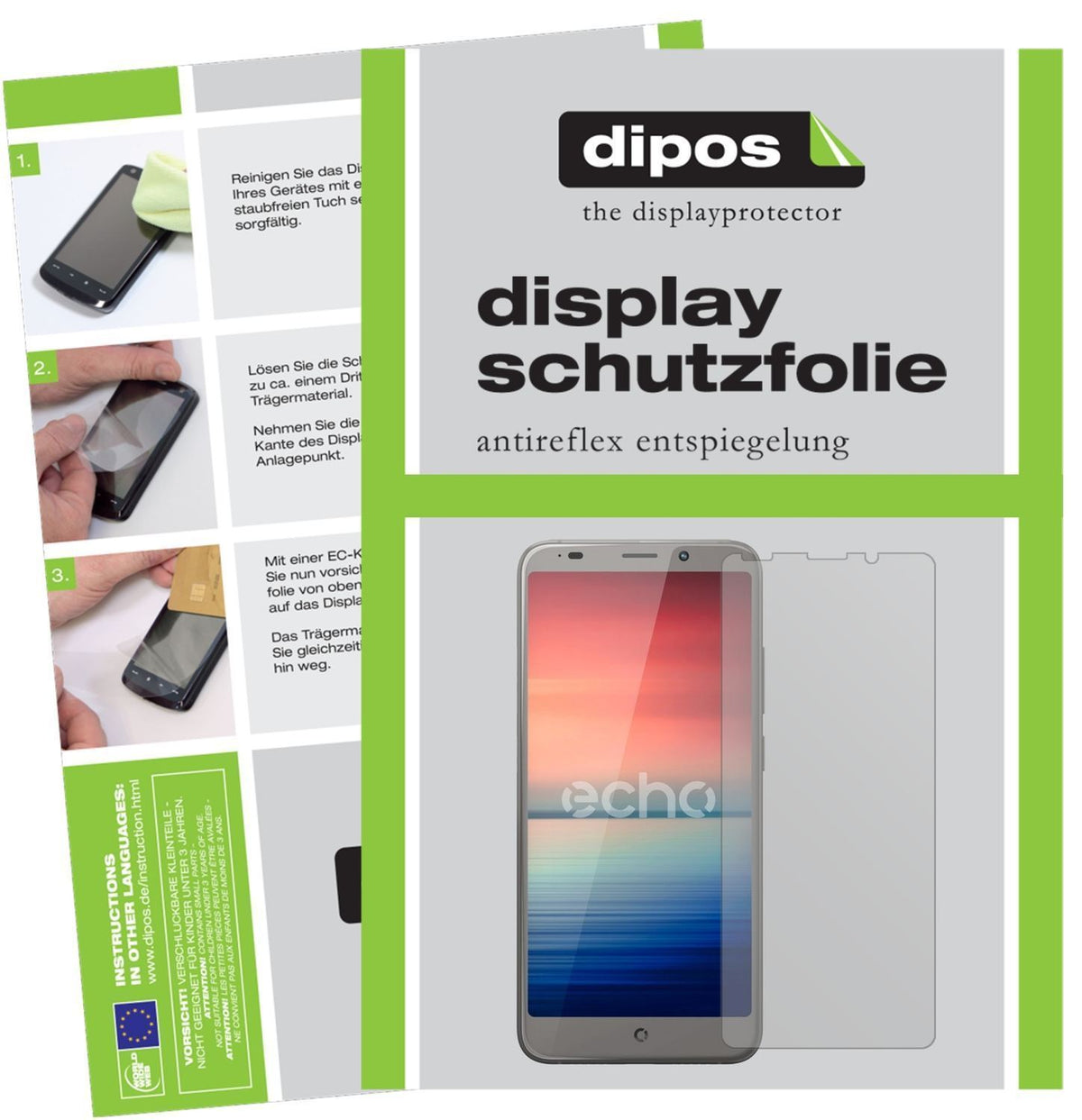 6x Schutzfolie matt für Echo Horizon Lite Display- (1)
