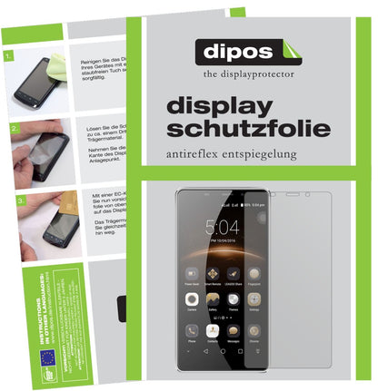 2x Schutzfolie matt für Leagoo M8 Display-Schutzfo (1)