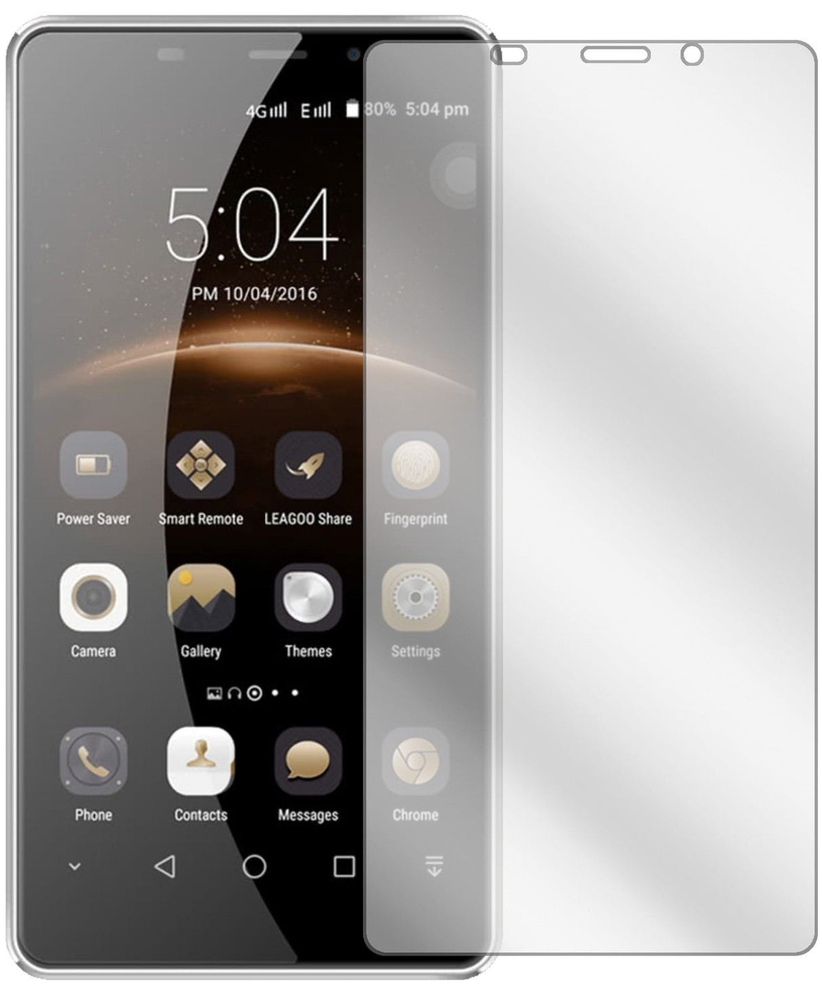 2x Schutzfolie klar für Leagoo M8 Display-Schutzfo (2)