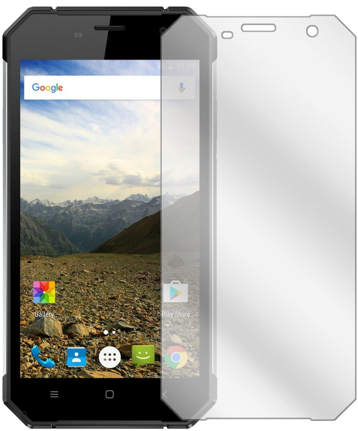 2x Schutzfolie klar für Nomu S30 Display-Schutzfol (2)