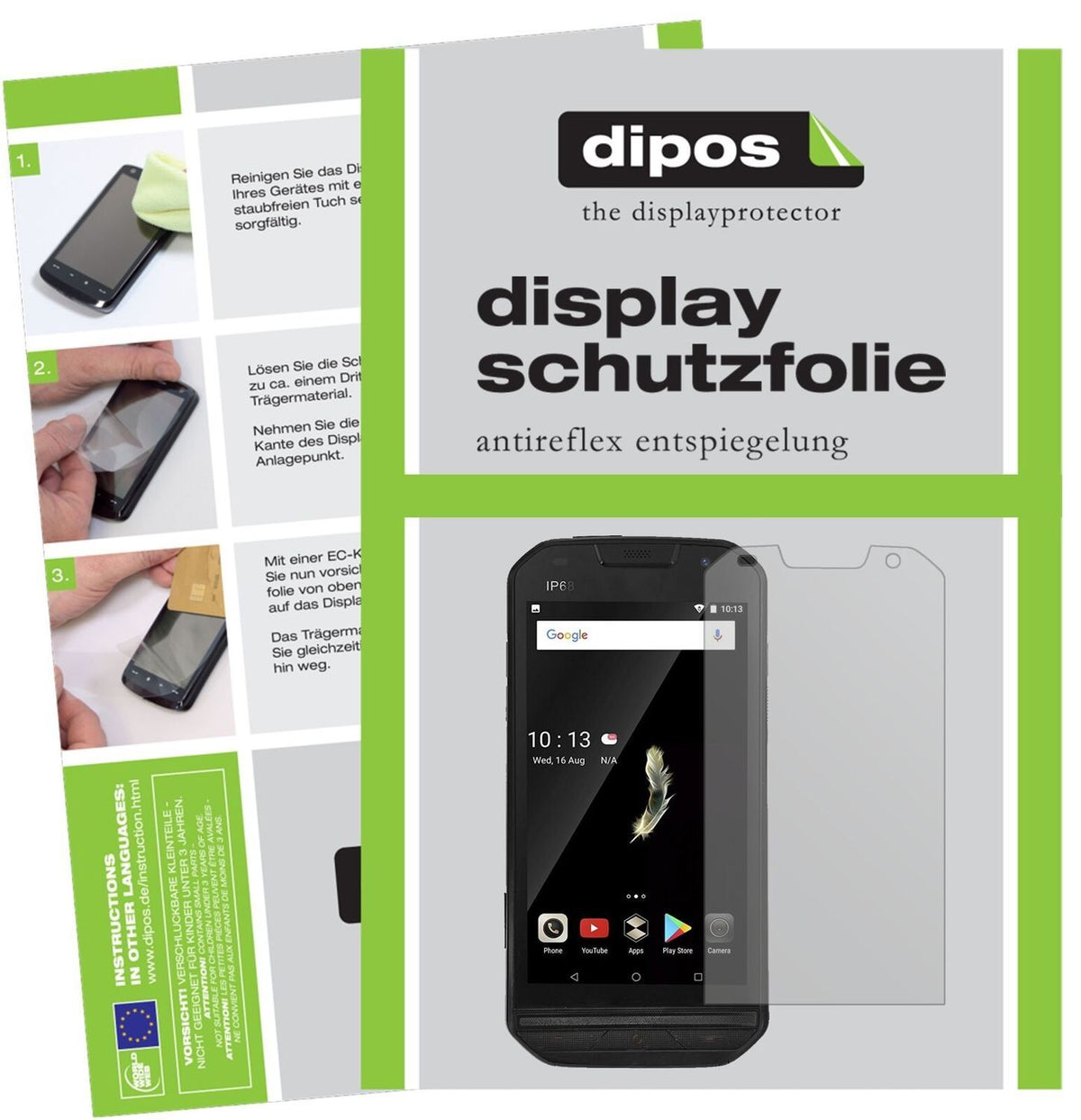 2x Schutzfolie matt für Doogee S30 Display-Schutzf (1)