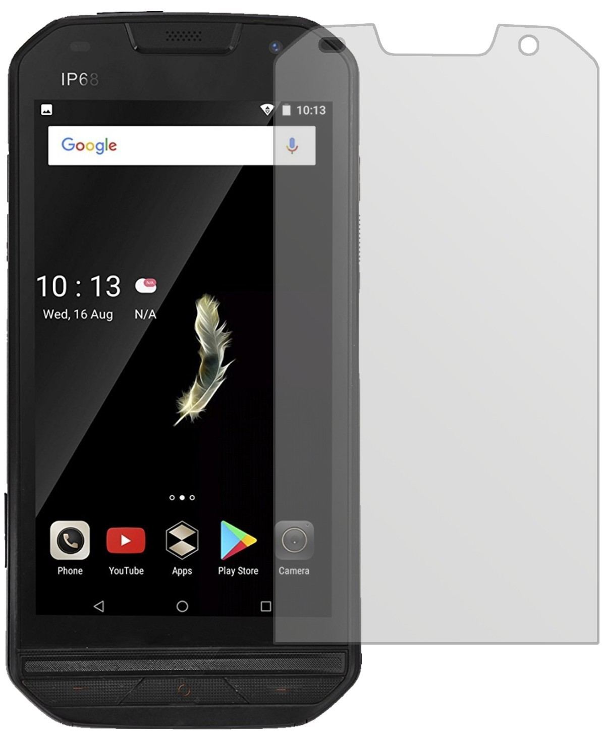 2x Schutzfolie matt für Doogee S30 Display-Schutzf (2)