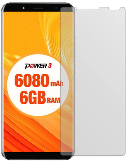 6x Schutzfolie matt für Ulefone Power 3 Display-Sc (2)