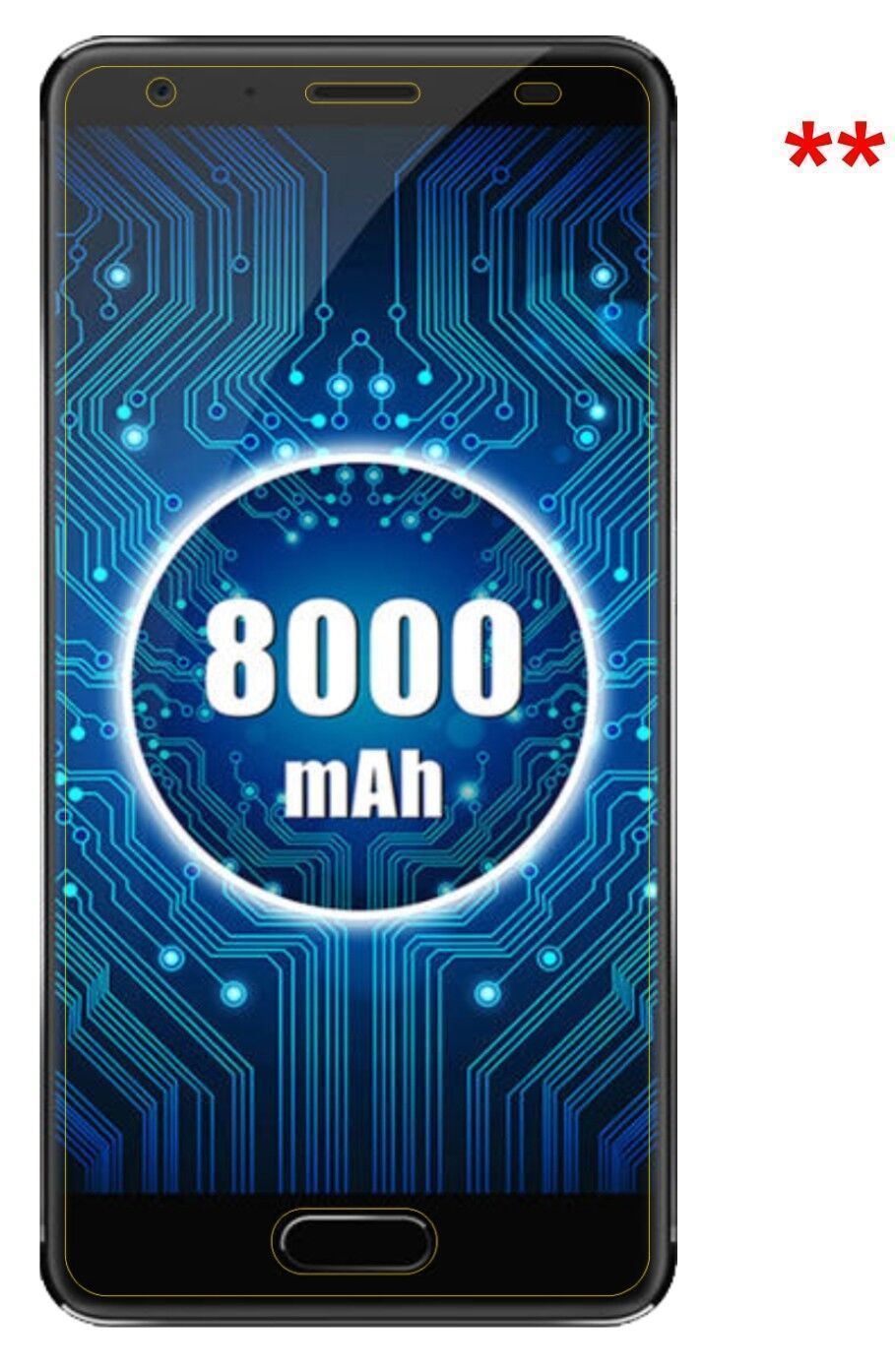 1x 9H Schutzfolie für Oukitel K8000 Panzerfolie (9)